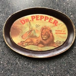 Vintage Dr. Pepper tin tray